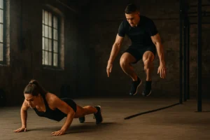 Hyrox Burpee Broad Jumps